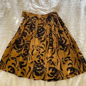 Anthropologie mini skirt